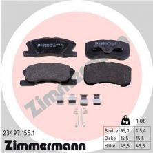 Zimmermann 23497.155.1 - Brzdové platničky -