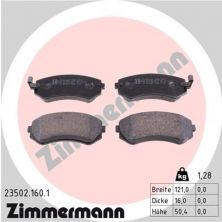 Zimmermann 23502.160.1 - Brzdové platničky -