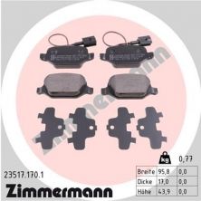 Zimmermann 23517.170.1 - Brzdové platničky -