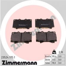 Zimmermann 23524.175.1 - Brzdové platničky -