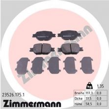Zimmermann 23526.175.1 - Brzdové platničky -