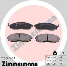 Zimmermann 23536.160.1 - Brzdové platničky -
