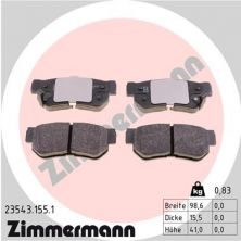 Zimmermann 23543.155.1 - Brzdové platničky -
