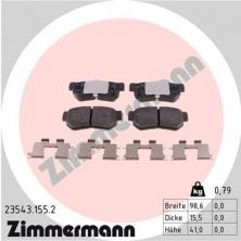 Zimmermann 23543.155.2 - Brzdové platničky -