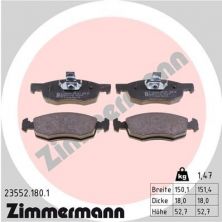 Zimmermann 23552.180.1 - Brzdové platničky -