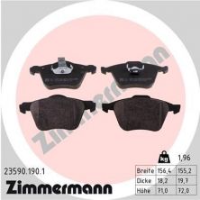 Zimmermann 23590.190.1 - Brzdové platničky -