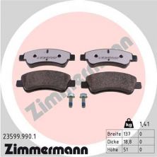 Zimmermann 23599.990.1 - Brzdové platničky -