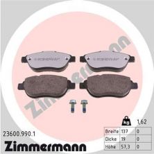 Zimmermann 23600.990.1 - Brzdové platničky -