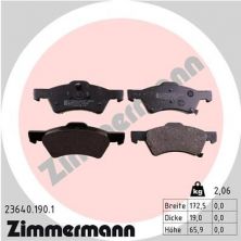 Zimmermann 23640.190.1 - Brzdové platničky -