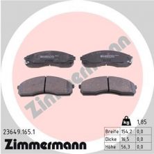 Zimmermann 23649.165.1 - Brzdové platničky -