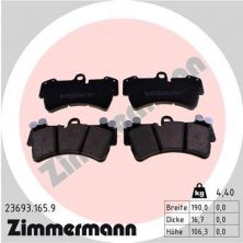 Zimmermann 23693.165.9 - Brzdové platničky -