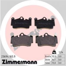 Zimmermann 23694.165.9 - Brzdové platničky -