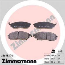 Zimmermann 23698.170.1 - Brzdové platničky -