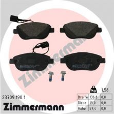 Zimmermann 23709.190.1 - Brzdové platničky -