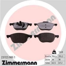 Zimmermann 23723.980.1 - Brzdové platničky -