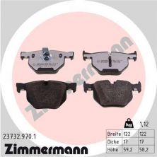 Zimmermann 23732.970.1 - Brzdové platničky -