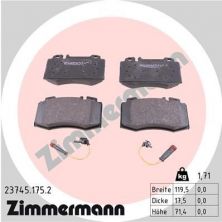 Zimmermann 23745.175.2 - Brzdové platničky -