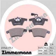 Zimmermann 23746.175.1 - Brzdové platničky -