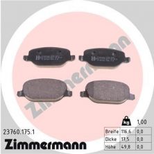 Zimmermann 23760.175.1 - Brzdové platničky -