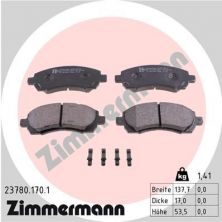 Zimmermann 23780.170.1 - Brzdové platničky -