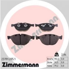 Zimmermann 23791.205.1 - Brzdové platničky -