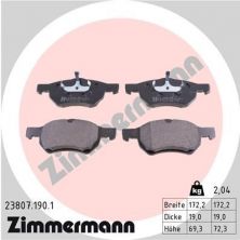 Zimmermann 23807.190.1 - Brzdové platničky -