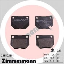 Zimmermann 23850.160.1 - Brzdové platničky -