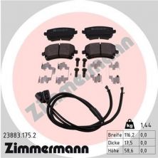 Zimmermann 23883.175.2 - Brzdové platničky -