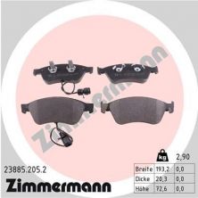 Zimmermann 23885.205.2 - Brzdové platničky -