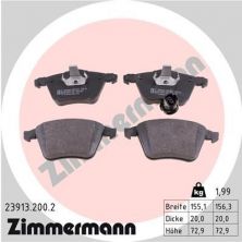 Zimmermann 23913.200.2 - Brzdové platničky -
