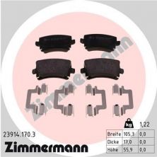 Zimmermann 23914.170.3 - Brzdové platničky -