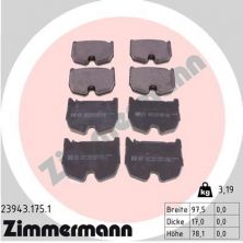 Zimmermann 23943.175.1 - Brzdové platničky -