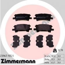 Zimmermann 23967.155.1 - Brzdové platničky -