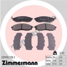 Zimmermann 23970.170.1 - Brzdové platničky -