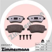 Zimmermann 23973.975.1 - Brzdové platničky -