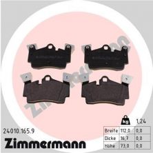 Zimmermann 24010.165.9 - Brzdové platničky -
