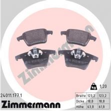 Zimmermann 24011.177.1 - Brzdové platničky -