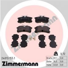 Zimmermann 24013.155.1 - Brzdové platničky -