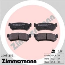 Zimmermann 24071.145.1 - Brzdové platničky -