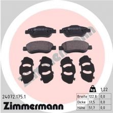 Zimmermann 24072.175.1 - Brzdové platničky -