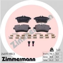 Zimmermann 24077.190.3 - Brzdové platničky -