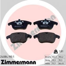 Zimmermann 24084.190.1 - Brzdové platničky -