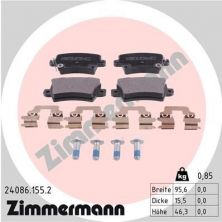 Zimmermann 24086.155.2 - Brzdové platničky -