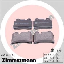 Zimmermann 24097.170.1 - Brzdové platničky -