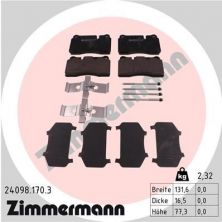 Zimmermann 24098.170.3 - Brzdové platničky -