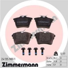 Zimmermann 24135.980.1 - Brzdové platničky -