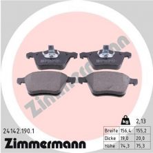 Zimmermann 24142.190.1 - Brzdové platničky -