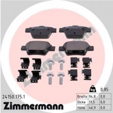 Zimmermann 24150.175.1 - Brzdové platničky -