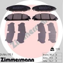 Zimmermann 24164.175.1 - Brzdové platničky -
