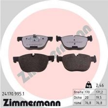 Zimmermann 24170.995.1 - Brzdové platničky -